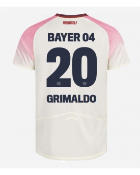 Billige Fotballdrakt Bayer Leverkusen Alejandro Grimaldo #20 Replika Bortedrakt 2025-26 Kortermet Billige Fotballdrakt Bayer Leverkusen Alejandro Grimaldo #20 Replika Bortedrakt 2025-26 Kortermet